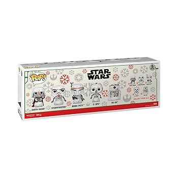 【新品】Funko Pop! コレクション　クリスマス　 5体セット Amazon.com: Funko Pop! Star Wars Holiday: Snowman 5 Pack